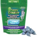 Green Gobbler Septic Saver Bacteria Enzyme Pacs | 6 Month Septic Tank Supply | Septic Tank Teatment Packets