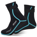 Rtdep Neoprene Socks, Swimming Socks for Women Men, Anti-Slip Wetsuit Socks, 3mm Beach Wetsuit Boots For Diving Snorkeling Sailing