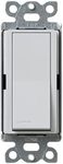 Lutron SC-1PS-PD Diva 15-Amp, 120-Volt to 277-Volt Single-pole Switch in Palladium