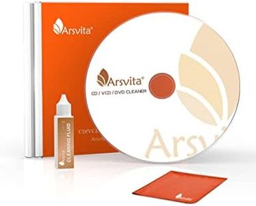 Arsvita Laser Lens Cleaner Disc Cleaning Set for CD/VCD/DVD Player, Safe and Effective, ARCD-02