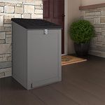 COSCO BoxGuard®, Heavy Duty Multi-Purpose Outdoor Storage & Delivery Box, 45 Gallons, Charcoal