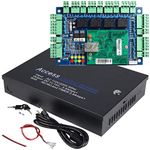 UHPPOTE Commercial Grade Four Door Security Access Control Panel Including Power Supply with Backup Battery Link