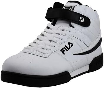 Fila Men's F-13 Sneaker White/White/Black, 10.5 M US