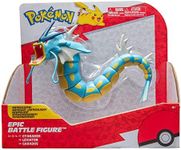 Pokémon Gyrados Epic Battle Figure - 12-Inch Articulated Epic Battle Figure with Display Stand