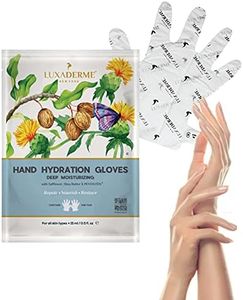 LuxaDerme Hand Hydration Gloves | Deep Moisturising Gloves | Long Lasting Hydration | Evens Out Skin Tone | Nourishes Nails & Cuticles (Pack of 1)