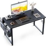 ODK Computer Desk Home Office Desk, Modern Writing Table, Simple Style PC Table with Storage Bag and Headphone Hook,100 * 48cm