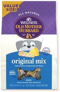 Old Mother Hubbard Classic Crunchy Natural Dog Treats, Original Assortment Mini Biscuits, 3.8 (3 Lb 13Oz)-Pound Bag