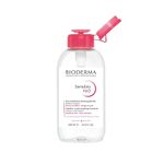 Bioderma Sensibio H2O Daily Soothing Cleanser, Make up Pollution & Impurities Remover Face Eyes Sensitive skin, Pump Bottle, 500ml