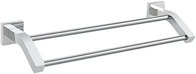 Alise 17-Inch Double Bath Towel Bar/Rail Towel Rack for Bathroom Wall Mount Towel Holder Heavy Duty Towel Hanging Rod,GK9400-C SUS304 Stainless Steel Polished Chrome