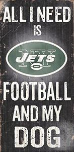 Fan Creations N0640-NYJ: New York Jets Football and My Dog Sign