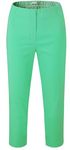 Stehmann Ina-530 Comfortable Stretch Capri Trousers, spring bud, 10