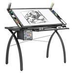 Futura Light Table for Artists, Drawing with Dimmable Light and Adjustable Top