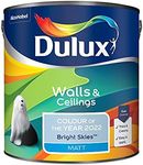 Dulux Walls & Ceilings Matt Emulsion Paint - Bright Skies - 2.5 Litre, 5599869