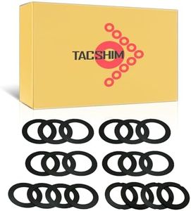 TACSHIM Black Coated 1/2”x28 Barrel Shim Kit for 5.56/9mm/.22LR/223 (20 Pack) Black