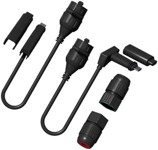 Klutchtech for Starlink Cable, Compatiable with Starlink Ethernet Adapter SPX Plug to RJ45 Coupler Adapters Female Connectors Designed for Gen 2 Dishy and Router (Pair for Dish and Router)