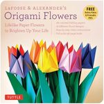 LaFosse & Alexander's Origami Flowers Kit: Lifelike Paper Flowers to Brighten Up Your Life (Origami Book, 180 Origami Papers, 20 Projects, Instructional Videos)