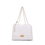 Giordano Sling Bag for Women and Girls | Stylish Crossbody Bag For Women with Zipper & Adjustable Strap,White