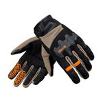 Raida Spandex Drift Motorcycle Riding Gloves | Scaphoid Shieldpalm Slider | 3D Air Mesh | Smartphone Touchscreen Compatibility (M, Khaki, Cycling)