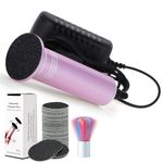Upgraded Electric Callus Remover for Feet, Adjustable Speed Electric Foot File Professional Pedicure Tool Foot Sander Grinder for Women Men Heel Dead Dry Hard Cracked Skin (02Pink)