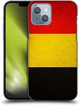 Head Case Designs Belgium Belgian België Vintage Flags Hard Back Case Compatible with Apple iPhone 14