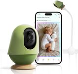 Growing Monai Baby Monitor with Camera and Audio, 3K UHD, 6X Zoom, WiFi Video Monitor for Room or Travel, Pan 350° Tilt 65°, AI Cry Detection, Virtual Fence, Face-Cover Alerts, Night Vision