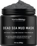 New York Biology Dead Sea Mud for Face and Body - Spa Quality Pore Reducer for Acne, Blackheads and Oily Skin, Natural Skincare for Women, Men - Tightens Skin for A Healthier Complexion - 250 g