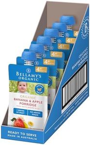 Bellamy's Organic Banana & Apple Porridge 120g, Baby Food, 4m+, Bulk (6 x 120g)