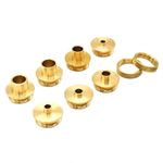 Big Horn 19604 Brass Router Bushing Set, 8-Piece