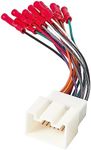 RED WOLF Stereo Wiring Harness Pre-Installed Wire Connectors Compatible with Ford 1999-2003 Ranger Explorer, 1998-2005 Lincoln Mercury Stereo Wire Cable Plug Install Aftermarket CD Player Receiver