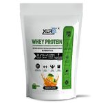 XLR8 Whey Protein Powder with 24 g Protein, 5.4 g BCAA - 2 lbs / 907 g (Mango)