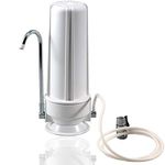 NU Aqua Platinum Series Premium Countertop Water Filtration System – Easy to Use Portable Faucet Mounted Filter Transforms Tap Water Into Drinking Water