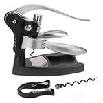 Gearmax® Wine Openers, Rabbit Style Lever Wine Bottle Opener Wine Corkscrews, Manual Wine Bottle Opener with Foil Cutter（Random Colour）