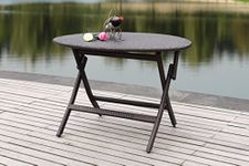 Safavieh Patio Collection Ellis Round Folding Table