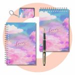 CRAFT MANIACS TAYLOR SWIFT LOVER CLOUDS PRINTED ART PRINTED SET OF 2 UNRULED A6 DIARIES | BEST GIFT FOR SWIFTIES