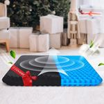Yes4All Cooling Gel Seat Cushion for Long Sitting, 2 Silk Non-Slip Magnet Covers, Large Thick Breathable Wheelchair/Car/Office Chair Cushions