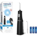 Waterpik Cordless Express Water Flosser, Battery Operated & Portable for Travel & Home, CDA Validated, Waterproof for Shower Use, Black WF-02, Packaging May Vary