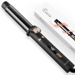 WeChip Rotating Curling Iron, Automatic Hair Curler, 1 1/4 Inch Ionic Self Curling Iron with Long Barrel, Curling Wand for Waves with Extra Long Nano Titanium Barrel