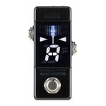 Korg - PB-X-MINI Pitchblack X Series - Chromatic Guitar/Bass Pedal Mini Tuner - Black