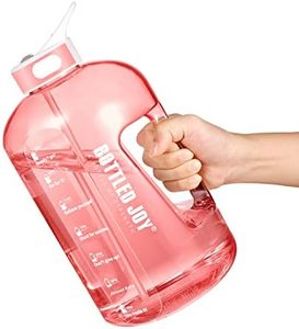 Water Bottle, 2.5 Litre Water Bottle with Straw and Handle BPA-Free, Daily Water Intake Bottle with Time Markings Tracker to Remind the Drinking Time, Ideal for Gym Office Hydration