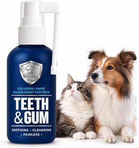 SilverMD Pet Dental Care Spray for Dogs & Cats, Breath Freshener & Oral Hygiene Solution with Nano Silver & Tartar Buildup Support, Teeth Cleaning Gum Spray, Gentle Formula, No Brushing, 4 Oz