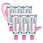 Euthymol Whitening Toothpaste 75ml x 6, Contains Fluoride Vitamin E, Non-GMO Gluten Free, Plaque Removal Cavity Protection Antibacterial, White Clean Teeth, Freshens Breath Refreshing Dental Care