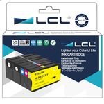 LCL Compatible for HP 952 XL 952XL 952 F6U15AN F6U19AN L0S61AN L0S64AN L0S67AN High Yield (5-Pack, 2Black Cyan Magenta Yellow) Ink cartridges for HP OfficeJet Pro 7730 8718 8719 8732M