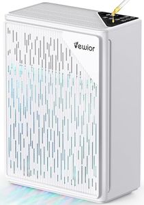 Air Purifiers for Home Large Room Up to 3000 ft², VEWIOR H13 True HEPA Air Purifier with Powerful 5-Stage Filtration, Night Light, Auto Mode, Timer, Upgrade Air Cleaner for Wildfire Pet Smoke Dust