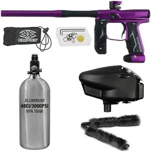 Empire Axe 2.0 HPA Paintball Marker - Expert Paintball Package (Dust Purple/Dust Black)