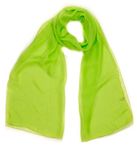 mytoptrendz® - Silky Sheer Chiffon Scarves Women Plain Neck Scarf Soft Headwrap Girls Head Scarf Sheer Wrap Women's Scarves & Wraps (Lime green)