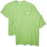 AquaGuard Men's Fine Jersey T-Shirt-2 Pack, Key Lime, L