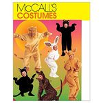 McCall's M6106 Kid's Bear, Lion, Bunny, Kangaroo, and Cat Animal Costume Sewing Patterns, Sizes 3-5