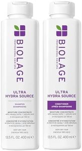 Biolage Ultra Hydra Source Shampoo & Conditioner Set | Anti-Frizz Deep Conditioner Renews Hair's Moisture | For Very Dry Hair | Silicone-Free | Vegan