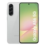 Samsung Galaxy A56 5G Smartphone, Awesome Intelligence, 8GB RAM, 256GB Memory Storage, 50MP Camera, Awesome Lightgrey, 3 Year Extended Warranty (UK Version)