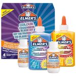 Elmer’s Colour Changing Slime Kit Slime Supplies Include Colour Changing Glue With Magical Liquid Slime Activator Activates with UV Light 4 Piece Kit